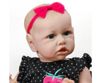 NPK 55CM reborn baby doll popular saskia newborn doll lifelike soft touch cuddly baby collectible art doll