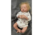19inch Bebe Doll Reborn Newborn Baby Lifelike Cuddly Doll Popular Sleeping Levi Blonde Hair High Quality Handmade Doll