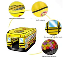 Winmax Kids Pop Up Play Tent Foldable for Indoor and Outdoor-School Bus