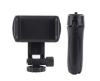 Bluebird 360 Degree Rotation Mini Video Tripod Stand Handle Grip with Mobile Phone Clip-Black