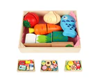 Beatjia Children Wooden Simulation Kitchen Series Play House Game Set Educational Toy - C