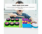 Bestjia 1 Set Educational Sushi Toy Set Simulated Funny Wooden Pretend Play Sushi Toy for Boy - 1 Set