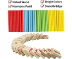Counting Number Blocks And Sticks | Montessori Toys For Toddlers | Homeschool Supplies | Educational Wooden Math Educational Number Cards And Rods