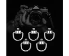 Bluebird 1/4inch Metal D-Ring Camera Tripod Monopod Screw Adapter for Quick Release Plate- 5pcs