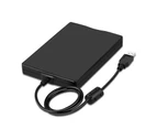 Colorfulstore Floppy Drive USB 2.0 Plug Play Portable 3.5-inch External Floppy Disk Reader 1.44 MB FDD for PC-Black
