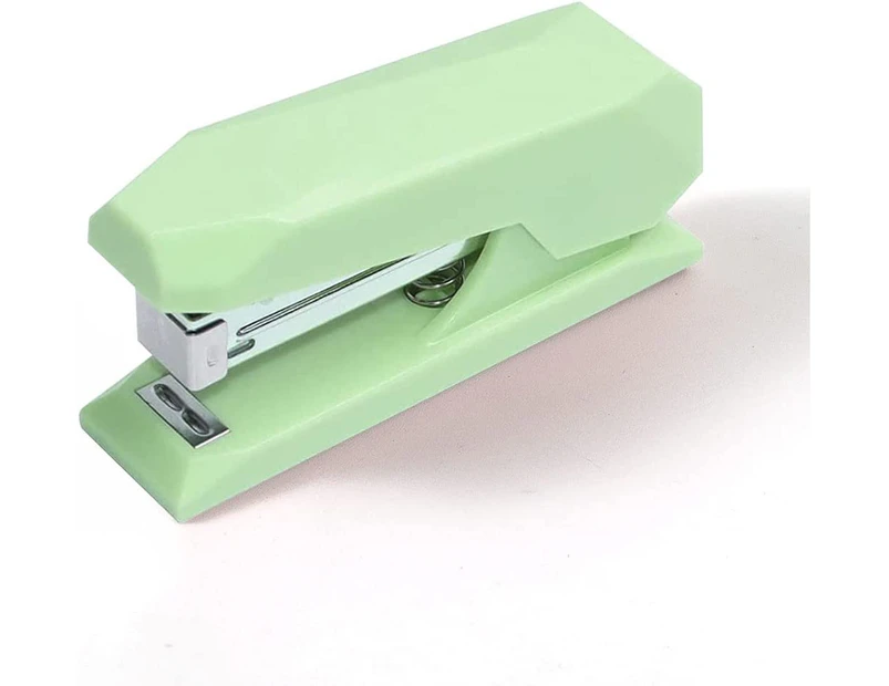 Stapler with Staples,Small Heavy Duty staplers for Desk (Pink)