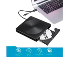 Colorfulstore Portable USB 3.0 Type-c External DVD Player Optical Drive for Computers Laptop-Black