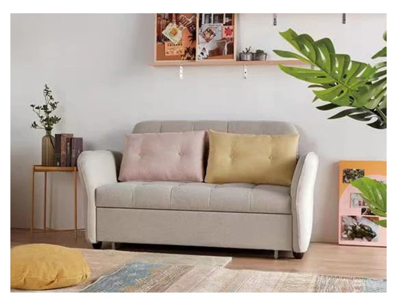 Two-Seater Sofa Bed - Beige