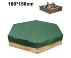Drawstring Sandpit Cover Waterproof Square Protection Cover,180*150cm210D
