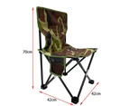 Aluminum Alloy Folding Camping Camp Chair Outdoor Hiking Patio Backpacking Large