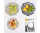Gold Vegetable Fruit Bowl For Kitchen Countertop, Fruit Basket For Kitchen