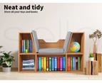 Levede Kids Bookcase Toys Box Shelf Storage Cabinet Container Children Organiser