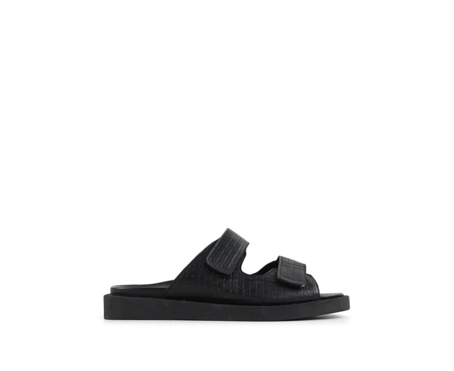 BUENO JAYLAH FLAT SANDALS - Black