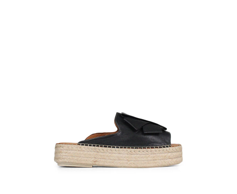 BUENO KHLOE ESPADRILLES - Black