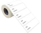 500 Freezer Fridge Water And Oil Resistant Reminder Food Labels Roll With Perforation Line, Removable Adhesive