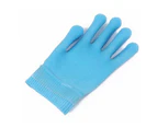 1 Pairs Moisturizing Gloves Cotton Gloves Moisturizing Sleeping Gloves-Blue
