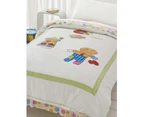 Happy Kids Gingerbread Man Quilt Cover Set