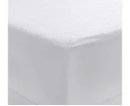 Accessorize Cotton Top Waterproof Mattress Protector King Single