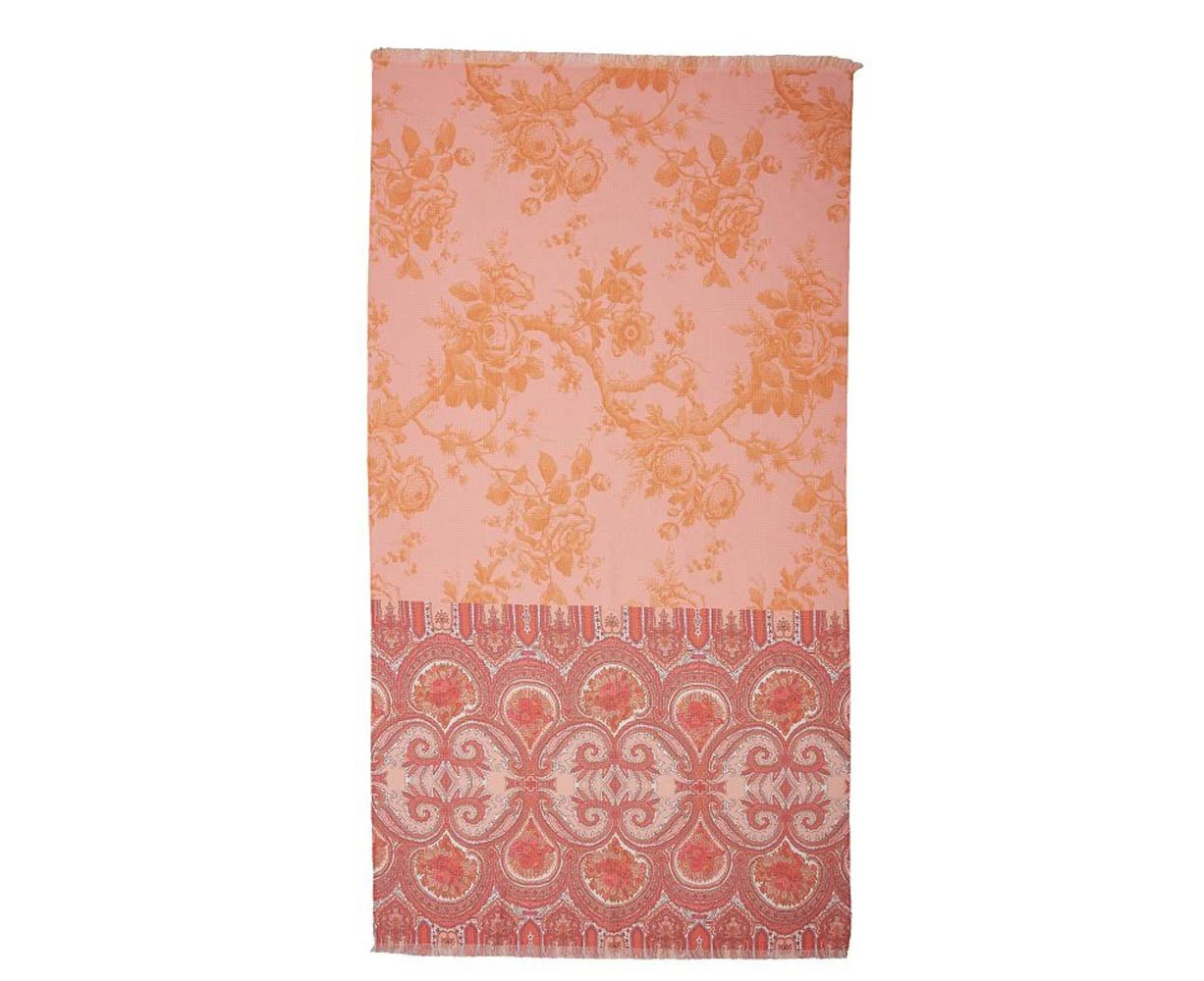 Oilily Oilily Bright Rose Printed Cotton Beach Towel