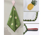 Bathroom Hand Towels , Home Soft Absorbent Hand Towel for Bathroom Cleaning and Drying Washcloth green