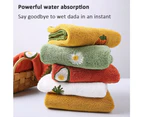Bathroom Hand Towels , Home Soft Absorbent Hand Towel for Bathroom Cleaning and Drying Washcloth green