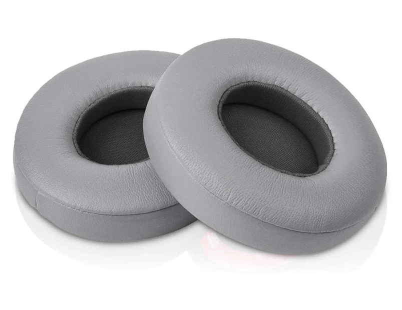 Replacement Ear Pads for Beats Solo 2 Solo 3 - Replacement Ear Cushions Memory Foam Earpads Cushion Cover for Solo 2 & Solo 3 Wireless Headphone Grey