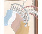 Laundry Drying Rack Clothes Hanger Clothespins Indoor Space Saver Hanging Clothing Organizer Mitten Sock Hangers grey