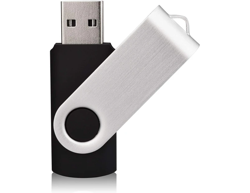 USB 2.0 Flash Drive Flash Stick 64GB Rotating Design, Super High Speed Thumb Drive Data Storage Drive for Computer