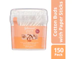 3 x 150pk Johnson's Pure Cotton Buds