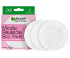 Garnier SkinActive Micellar Reusable Eco Pads 3pk - White