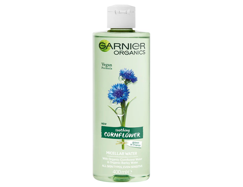 Garnier Organics Soothing Cornflower Micellar Cleansing Water 400mL