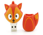 16GB Cartoon Firefox Animal Model 2.0 U Disk Memory Thumb Stick U Disk Graduation Photo Gift