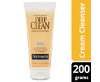 Neutrogena Deep Clean Cream Facial Cleanser 200g