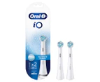 Oral-B iO CW-2 Ultimate Clean Replacement Brush Heads  2 Pack White for Oral-B [CW-2]