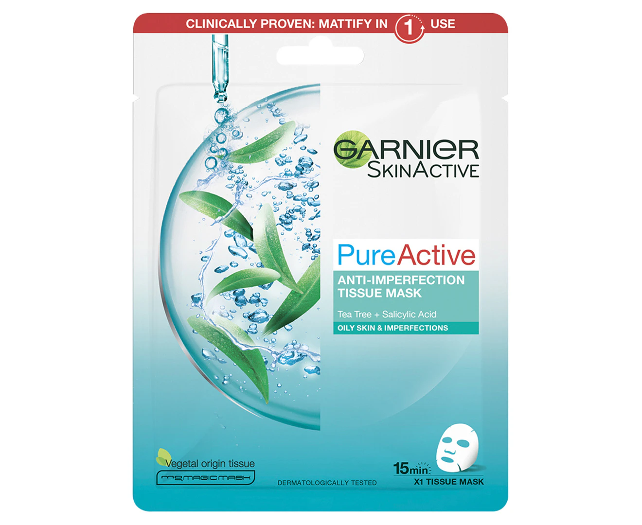 Garnier Skin Active Pure Active Anti Imperfection Sheet Mask