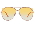 GUESS Women's GF6071 Sunglasses - Rose Gold/Bordeaux