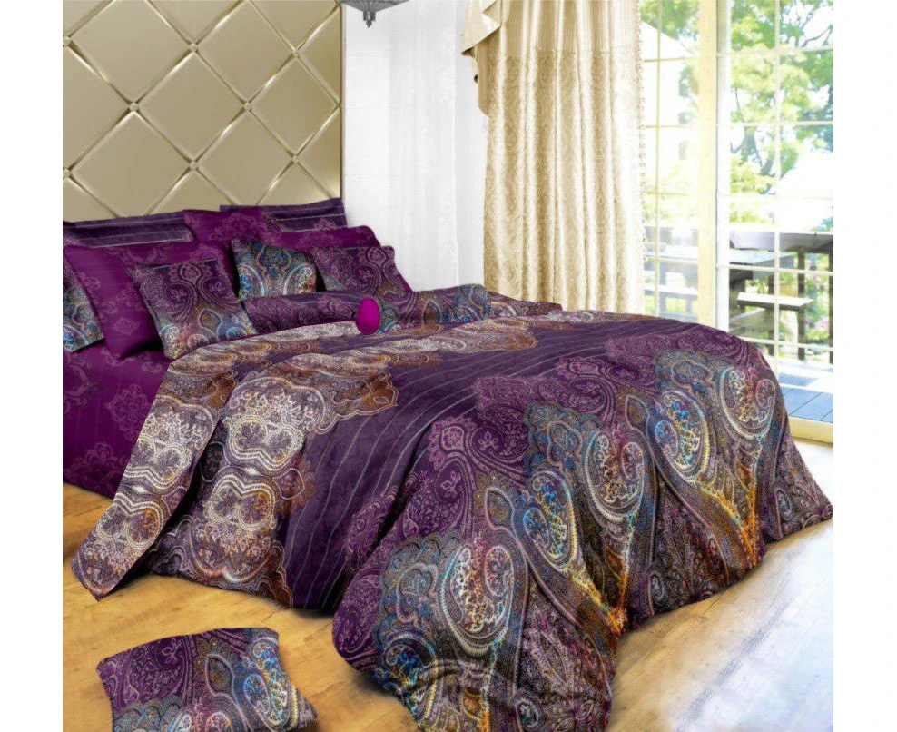 Fabric Fantastic ASTER Duvet/Doona/Quilt Cover Set Double Queen/King/Super King Size Bed