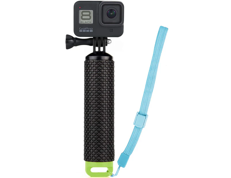 Floating Underwater Handle Waterproof Hand Stick Monopod Pole Selfie Stick Action Cameras Green
