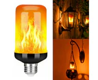Outdoor LED Flame Effect Fire Lights E27 B22 Bulb Flickering Flame Lamps Decor - E27