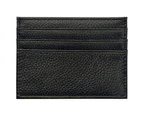 Knbhu Men Slim Credit Card Holder Faux Leather Wallet Coin Pocket Money Bag Purse-Black