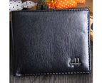 Knbhu Men's Faux Leather Bifold Wallet Credit/ID Card Coin Holder Slim Short Purse-Brown