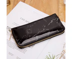 Knbhu Women Fashion Long Zipper Marble Wallet Purse Clutch Key Card Phone Money Bag-Green