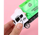Bestjia City Garbage Classification Truck Pull Back Car Educational Toy Gift for Kids - Random