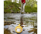 Cue Picker,Golf Pickup Club - Yellowgolf Ball Retriever Extendable, Stainless Golf Ball Retriever For Water Bushes Alligator