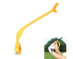 Golf Swing Correcting Tool Swing Training Aids Golf Posture Motion Correction Trainer Arm Band for Beginner and Kid, Yellow
