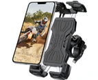 Bicycle Cell Phone Mount, Motorcycle Handlebar Cell Phone Mount Holder, Fits All 4.6-6.9 Inch Cell Phones