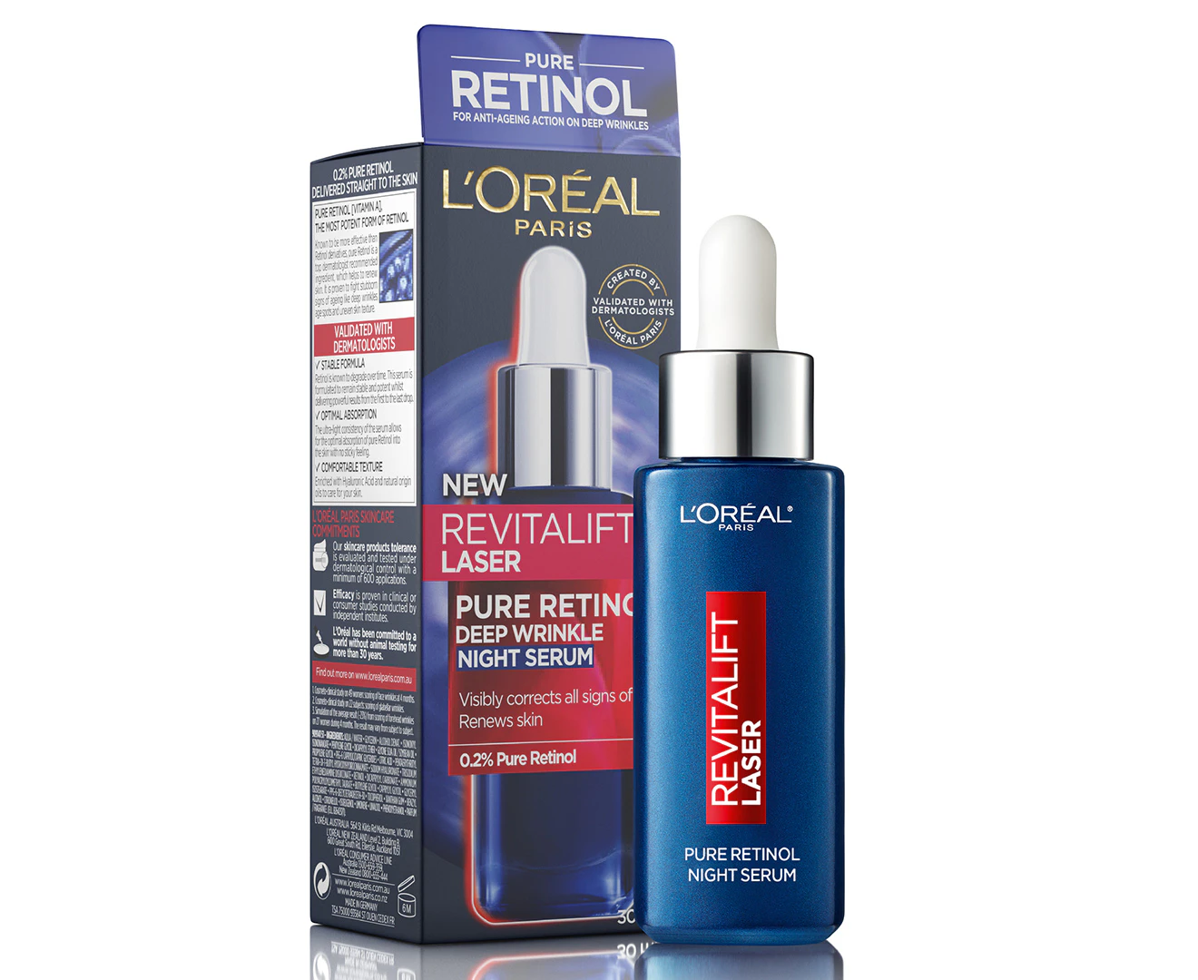 L'Oreal Paris Revitalift Pure Retinol Night Serum 30ml