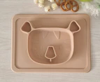 Plum My Baby Tiger Silicone Suction Plate - Walnut