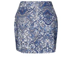 Autograph Belted Pocket Knee Skirt - Plus Size Womens - Paisley
