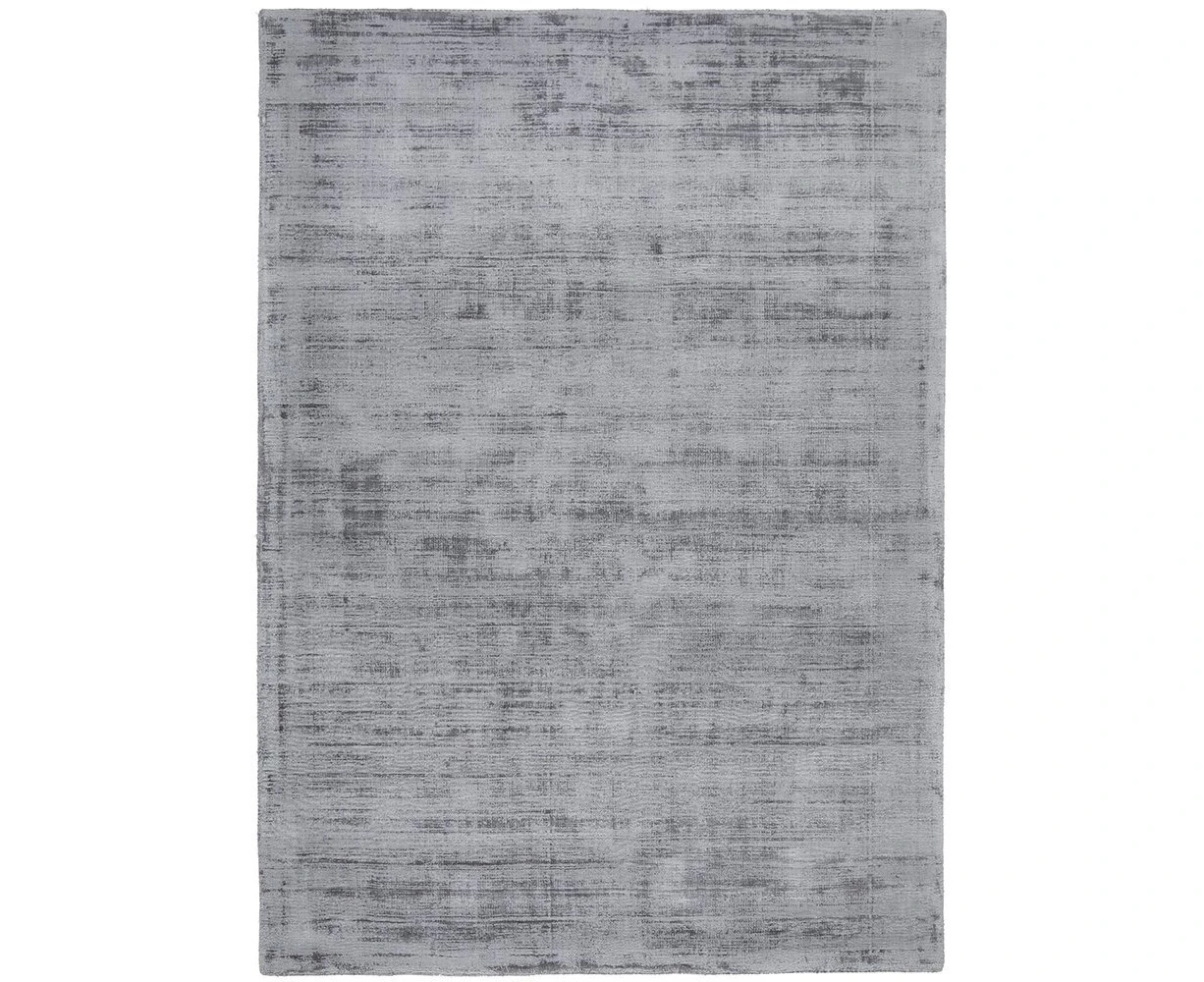 Alison Silky Luxurious Grey Modern Floor Rug - 4 Sizes - Grey